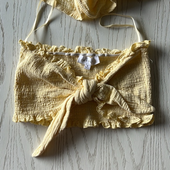 Vici Yellow Two-Piece Jumpsuit - Picture 6 of 6